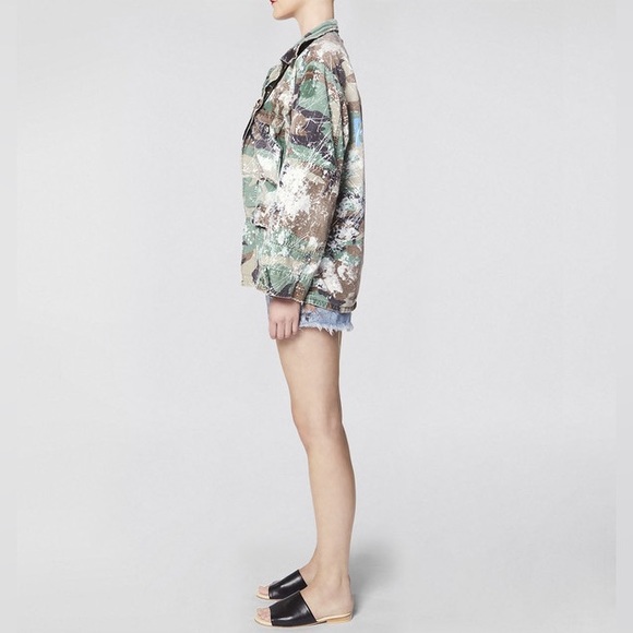 NWOT make fashion not war camouflage jacket - Picture 5 of 7